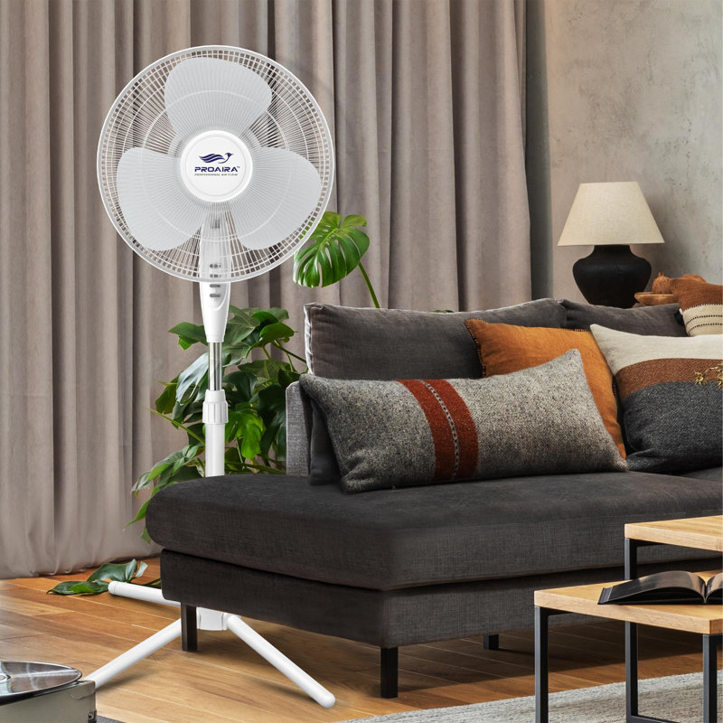 Proaira 16" Oscillating Pedestal Fan Wayfair